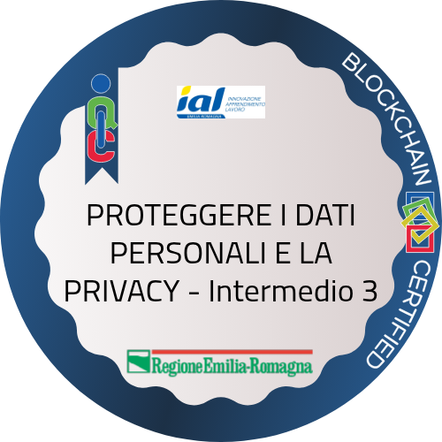 PROTEGGERE I DATI PERSONALI E LA PRIVACY - Intermedio 3